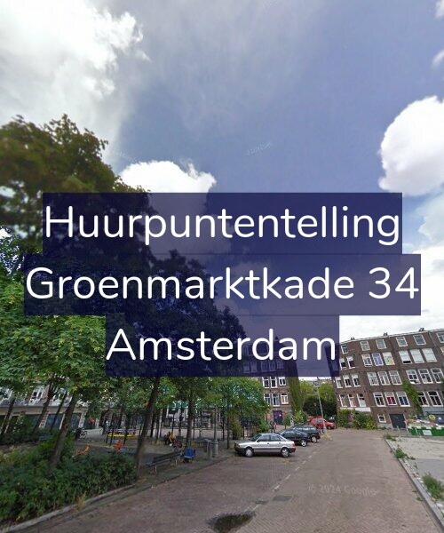 Foto gevel Huurpuntentelling voor Groenmarktkade 34, Amsterdam