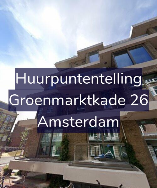 Foto gevel Huurpuntentelling voor Groenmarktkade 26, Amsterdam