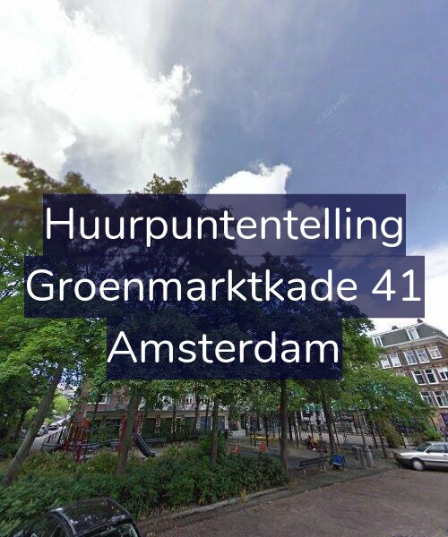 Foto gevel Huurpuntentelling voor Groenmarktkade 41, Amsterdam