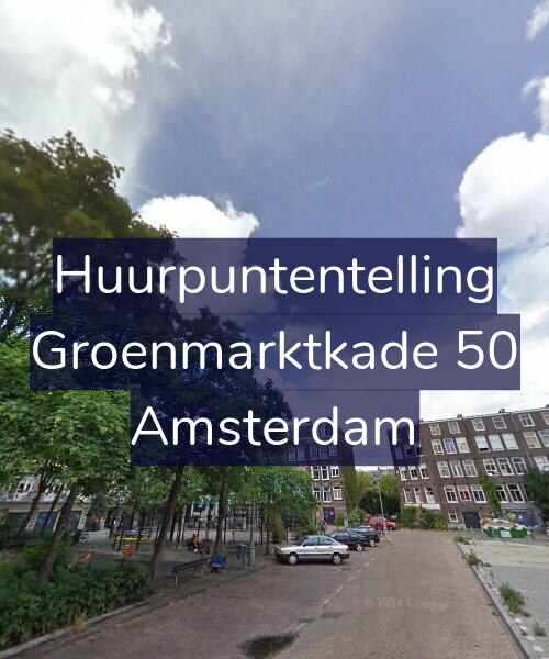 Foto gevel Huurpuntentelling voor Groenmarktkade 50, Amsterdam
