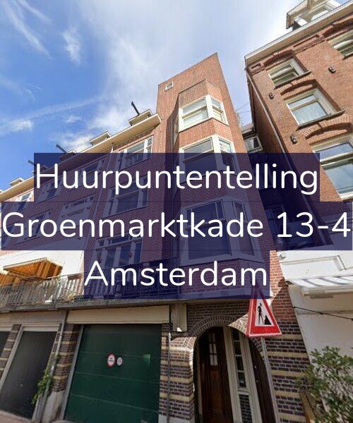 Foto gevel Huurpuntentelling voor Groenmarktkade 13-4, Amsterdam
