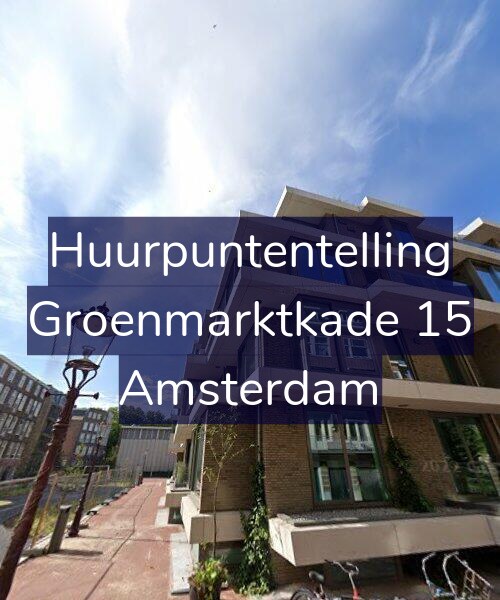 Foto gevel Huurpuntentelling voor Groenmarktkade 15, Amsterdam