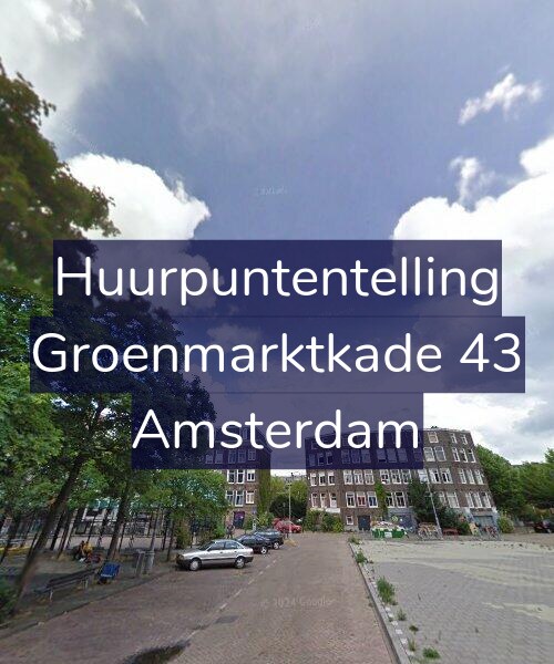 Foto gevel Huurpuntentelling voor Groenmarktkade 43, Amsterdam