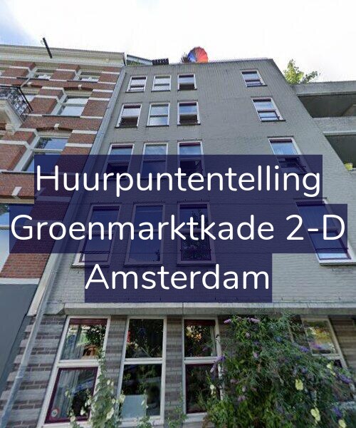 Foto gevel Huurpuntentelling voor Groenmarktkade 2-D, Amsterdam