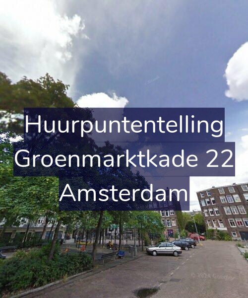 Foto gevel Huurpuntentelling voor Groenmarktkade 22, Amsterdam