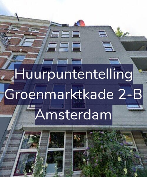 Foto gevel Huurpuntentelling voor Groenmarktkade 2-B, Amsterdam