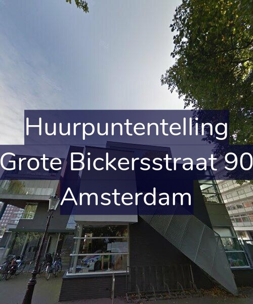 Foto gevel Huurpuntentelling voor Grote Bickersstraat 90, Amsterdam