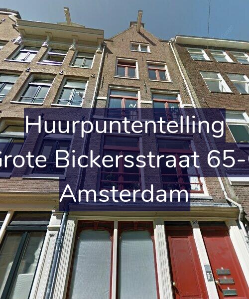 Foto gevel Huurpuntentelling voor Grote Bickersstraat 65-C, Amsterdam