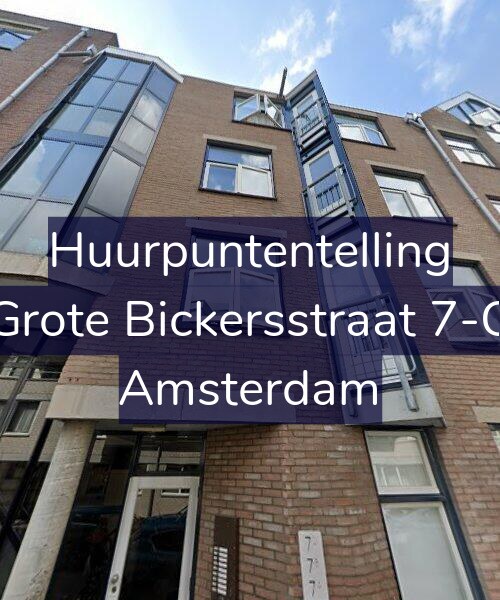 Foto gevel Huurpuntentelling voor Grote Bickersstraat 7-C, Amsterdam