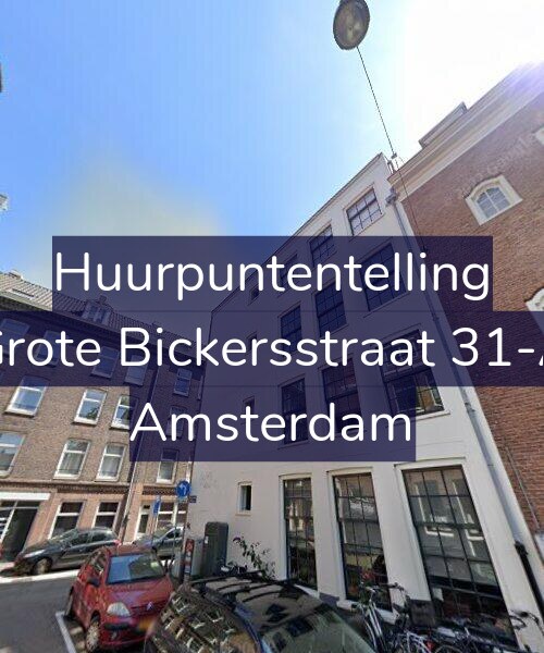 Foto gevel Huurpuntentelling voor Grote Bickersstraat 31-A, Amsterdam