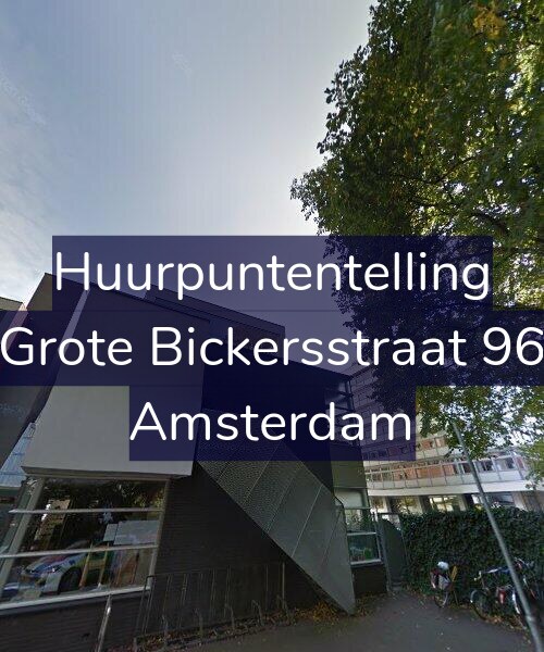 Foto gevel Huurpuntentelling voor Grote Bickersstraat 96, Amsterdam