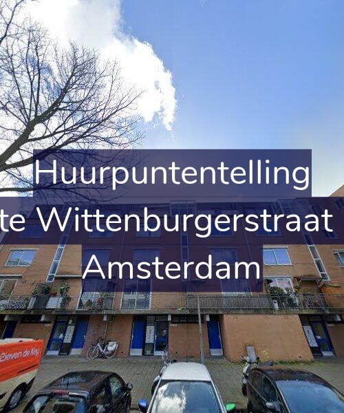 Foto gevel Huurpuntentelling voor Grote Wittenburgerstraat 234, Amsterdam