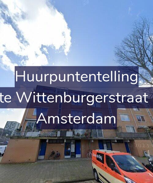 Foto gevel Huurpuntentelling voor Grote Wittenburgerstraat 246, Amsterdam