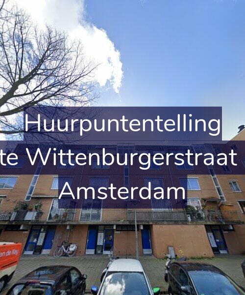 Foto gevel Huurpuntentelling voor Grote Wittenburgerstraat 232, Amsterdam