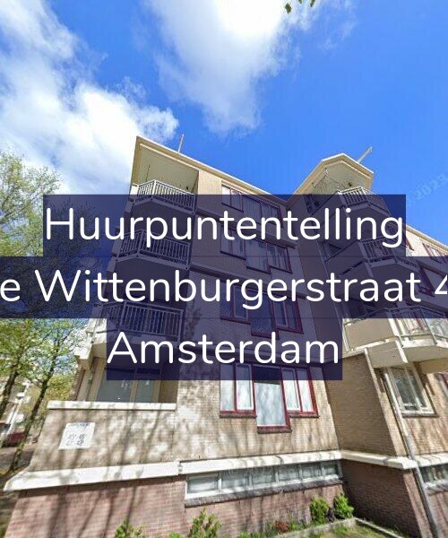Foto gevel Huurpuntentelling voor Grote Wittenburgerstraat 45-A, Amsterdam