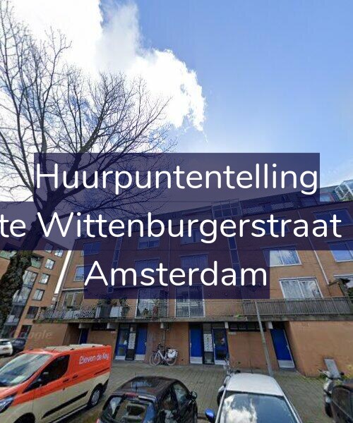 Foto gevel Huurpuntentelling voor Grote Wittenburgerstraat 242, Amsterdam