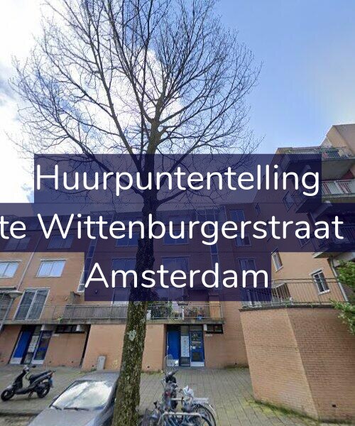 Foto gevel Huurpuntentelling voor Grote Wittenburgerstraat 216, Amsterdam