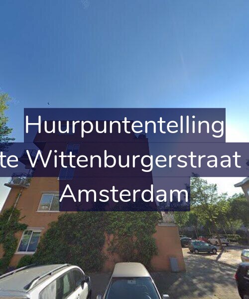 Foto gevel Huurpuntentelling voor Grote Wittenburgerstraat 258, Amsterdam