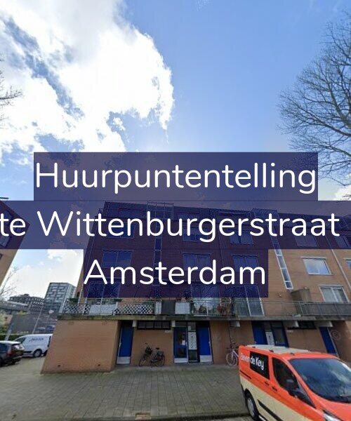 Foto gevel Huurpuntentelling voor Grote Wittenburgerstraat 250, Amsterdam
