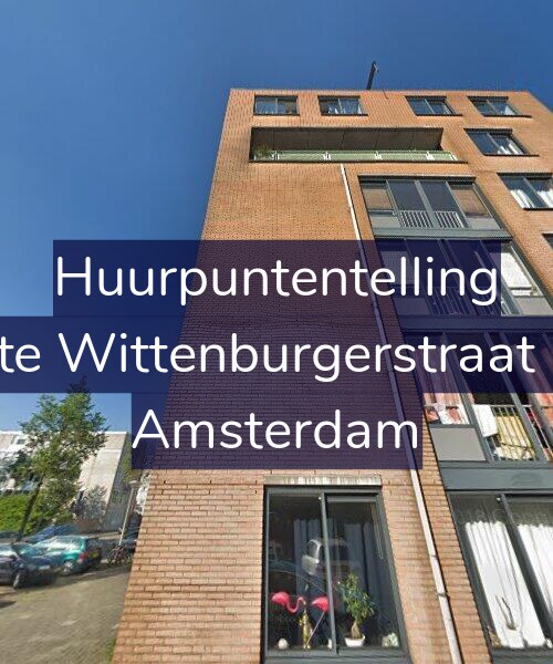 Foto gevel Huurpuntentelling voor Grote Wittenburgerstraat 280, Amsterdam