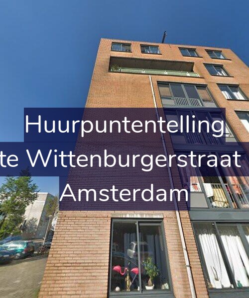 Foto gevel Huurpuntentelling voor Grote Wittenburgerstraat 272, Amsterdam