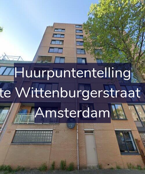 Foto gevel Huurpuntentelling voor Grote Wittenburgerstraat 338, Amsterdam