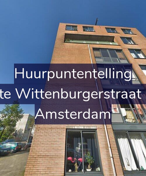 Foto gevel Huurpuntentelling voor Grote Wittenburgerstraat 278, Amsterdam