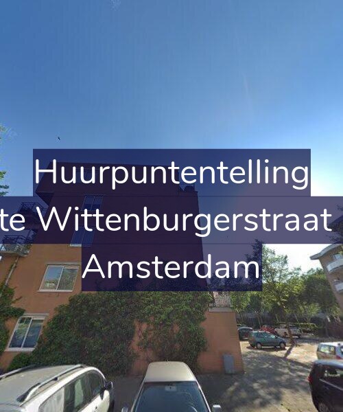 Foto gevel Huurpuntentelling voor Grote Wittenburgerstraat 256, Amsterdam