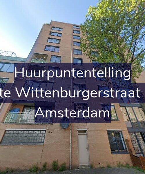 Foto gevel Huurpuntentelling voor Grote Wittenburgerstraat 342, Amsterdam