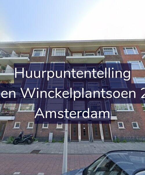 Foto gevel Huurpuntentelling voor Gulden Winckelplantsoen 28-H, Amsterdam