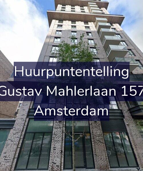 Foto gevel Huurpuntentelling voor Gustav Mahlerlaan 157, Amsterdam