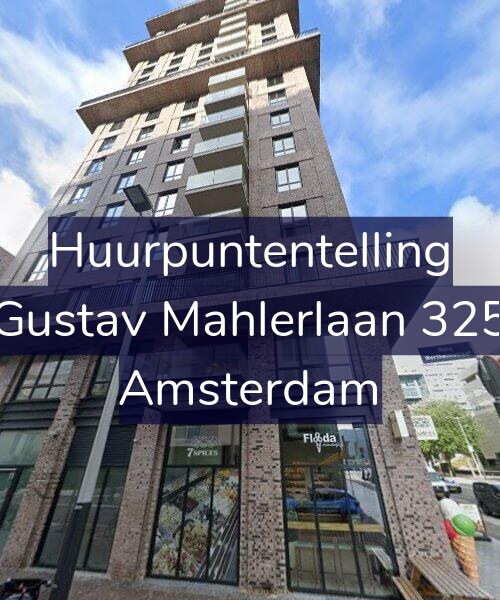 Foto gevel Huurpuntentelling voor Gustav Mahlerlaan 325, Amsterdam