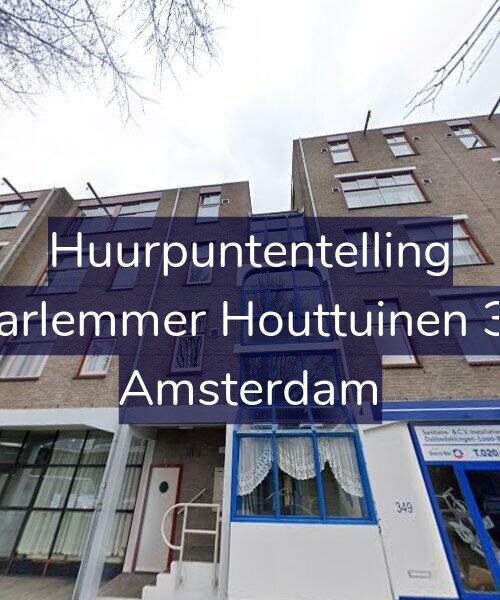 Foto gevel Huurpuntentelling voor Haarlemmer Houttuinen 339, Amsterdam
