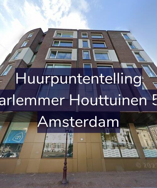 Foto gevel Huurpuntentelling voor Haarlemmer Houttuinen 587, Amsterdam