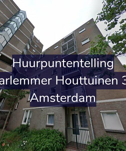 Foto gevel Huurpuntentelling voor Haarlemmer Houttuinen 395, Amsterdam