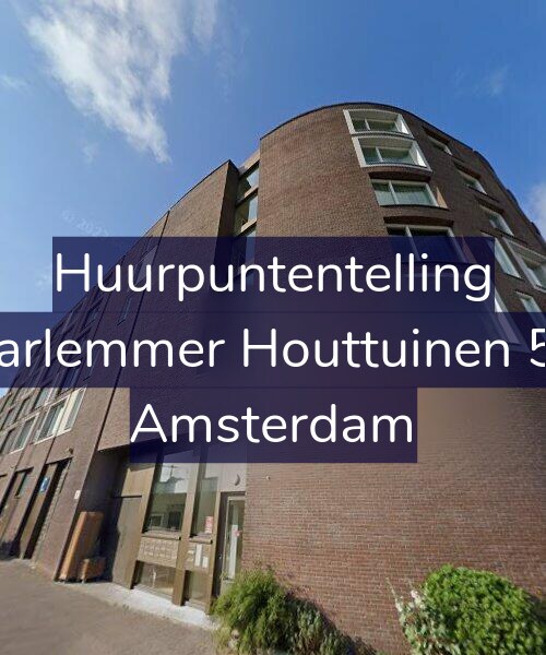 Foto gevel Huurpuntentelling voor Haarlemmer Houttuinen 589, Amsterdam