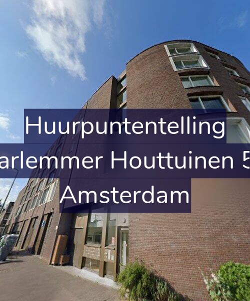 Foto gevel Huurpuntentelling voor Haarlemmer Houttuinen 555, Amsterdam