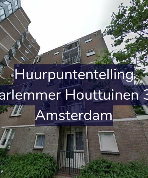 Foto gevel Huurpuntentelling voor Haarlemmer Houttuinen 397, Amsterdam
