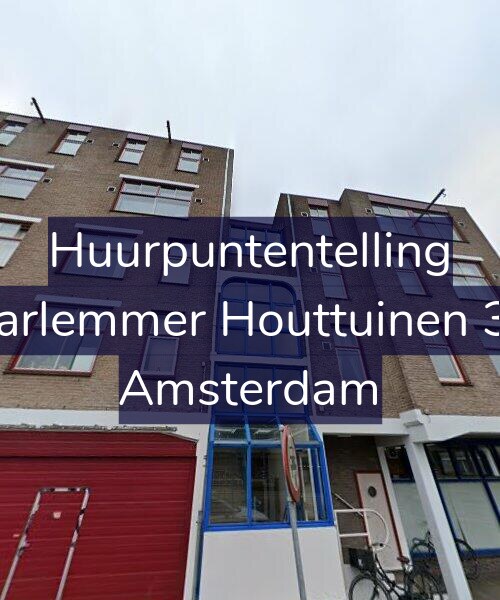 Foto gevel Huurpuntentelling voor Haarlemmer Houttuinen 387, Amsterdam