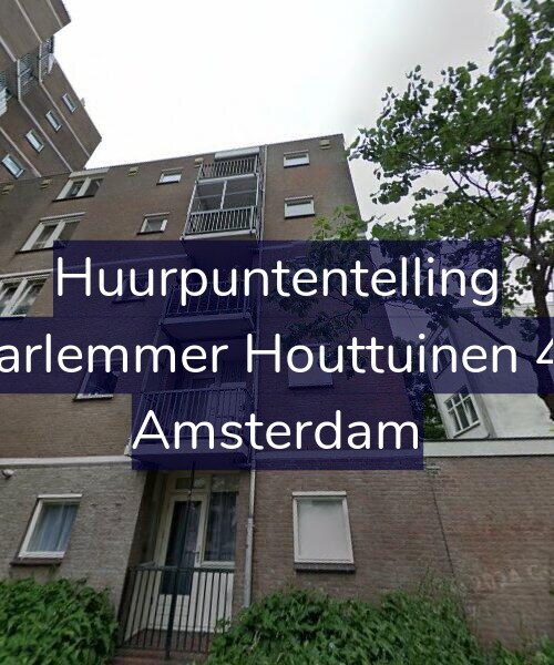 Foto gevel Huurpuntentelling voor Haarlemmer Houttuinen 413, Amsterdam