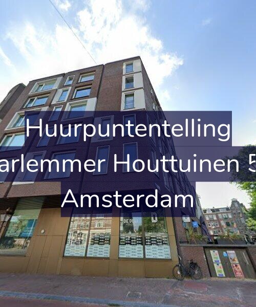 Foto gevel Huurpuntentelling voor Haarlemmer Houttuinen 595, Amsterdam