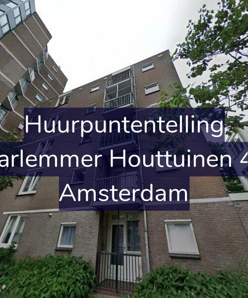 Foto gevel Huurpuntentelling voor Haarlemmer Houttuinen 403, Amsterdam