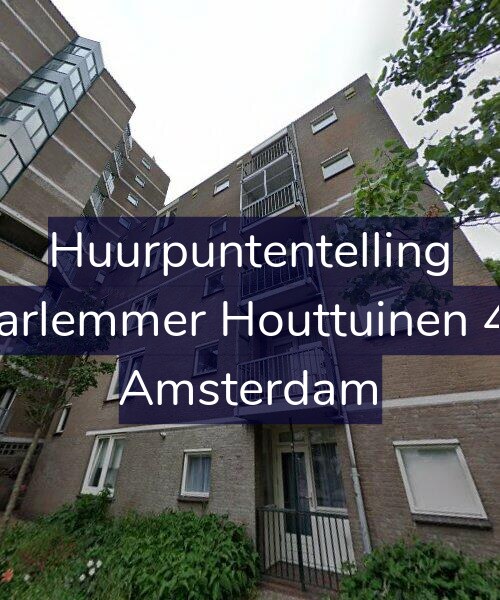 Foto gevel Huurpuntentelling voor Haarlemmer Houttuinen 435, Amsterdam