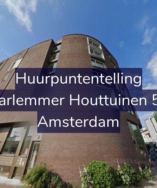 Foto gevel Huurpuntentelling voor Haarlemmer Houttuinen 557, Amsterdam