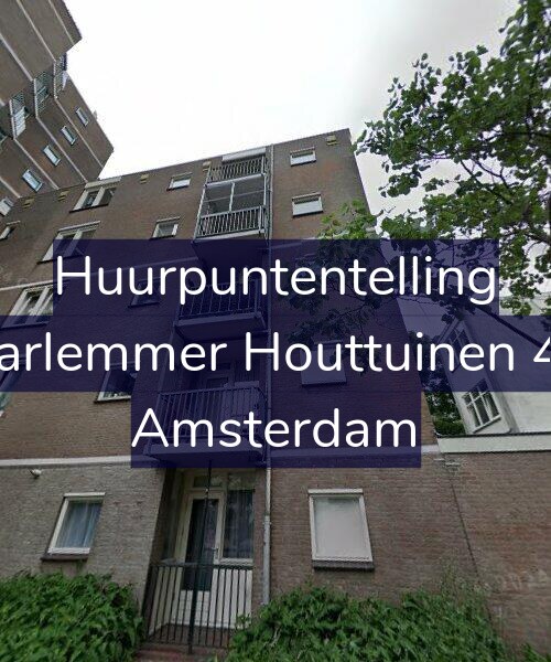 Foto gevel Huurpuntentelling voor Haarlemmer Houttuinen 407, Amsterdam