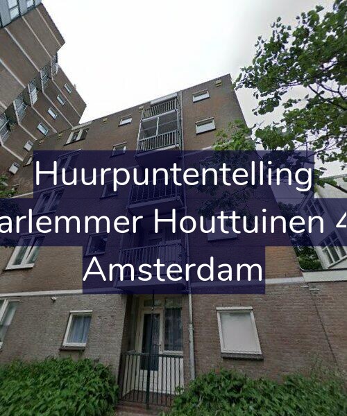 Foto gevel Huurpuntentelling voor Haarlemmer Houttuinen 401, Amsterdam