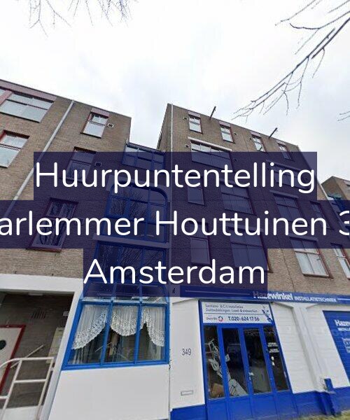 Foto gevel Huurpuntentelling voor Haarlemmer Houttuinen 337, Amsterdam