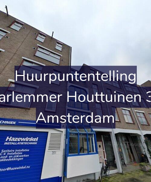 Foto gevel Huurpuntentelling voor Haarlemmer Houttuinen 355, Amsterdam