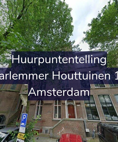 Foto gevel Huurpuntentelling voor Haarlemmer Houttuinen 143, Amsterdam