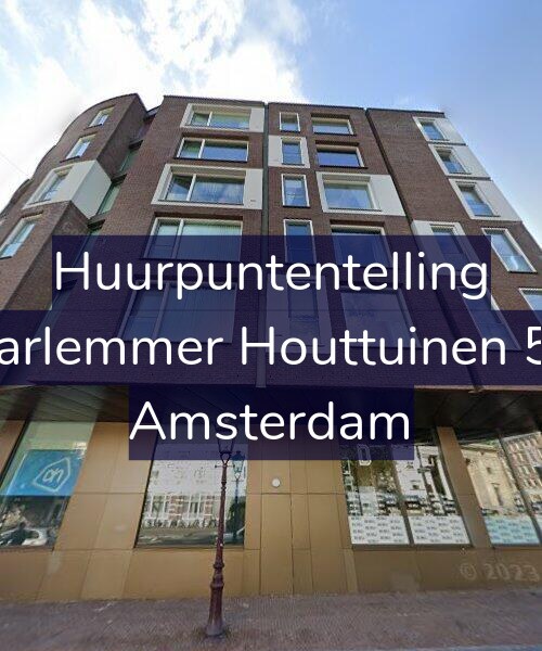 Foto gevel Huurpuntentelling voor Haarlemmer Houttuinen 597, Amsterdam